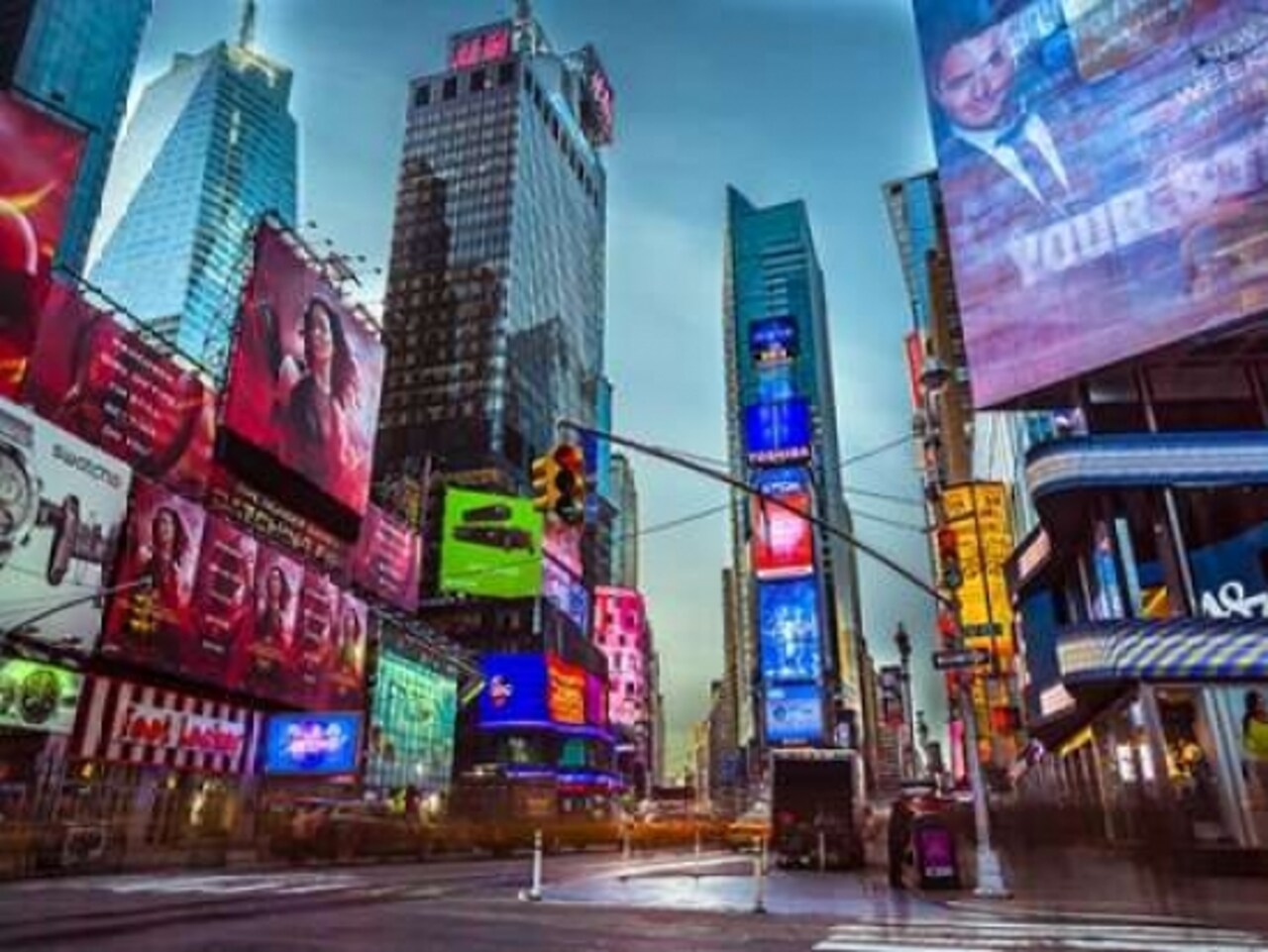 Image of Times Square, New York Poster Print by Assaf Frank - Item # VARPDXAF20131115027
